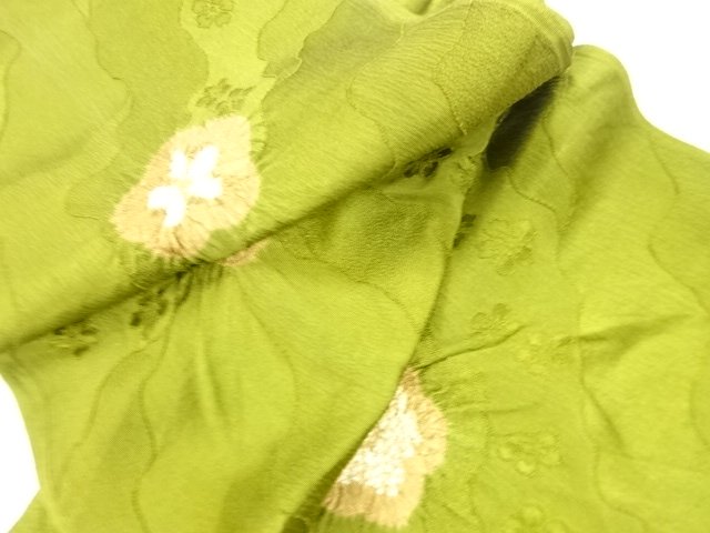  未使用品　正絹　絞り　帯揚げ